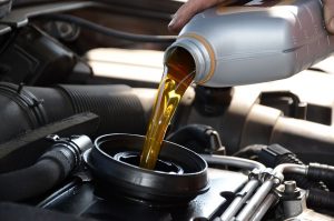 Changing Oil while austin bmw service